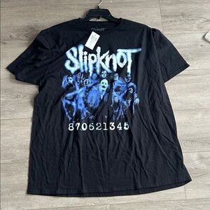 Slipknot Black & Blue Men's T-Shirt Size XXL 2X NWT